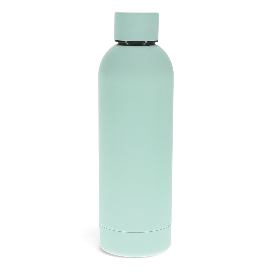 Rex London Rubber coated steel bottle 500ml - Eggshell blue-30348