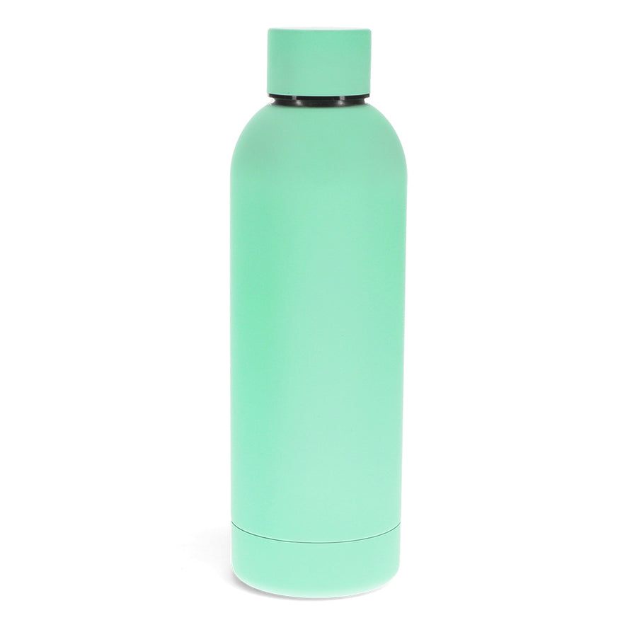 Rex London Rubber coated steel bottle 500ml - Mint green-30351