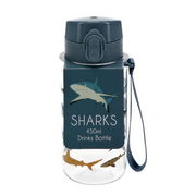 Rex London Children's Water Bottle - Sharks (Sports Cap, 450Ml) - 30626