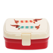 Rex London Lunch box with tray - Sausage Dog-30705