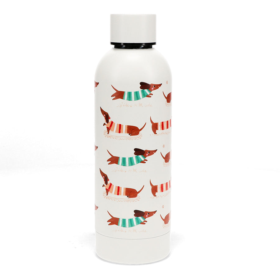 Rex London Stainless steel bottle 500ml - Sausage Dog-30865