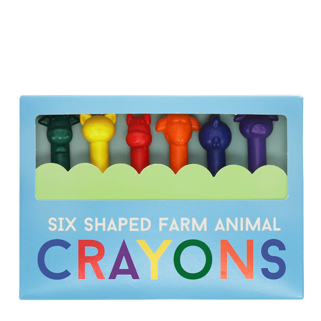 Rex London Animal head crayons (set of 6) - 30994