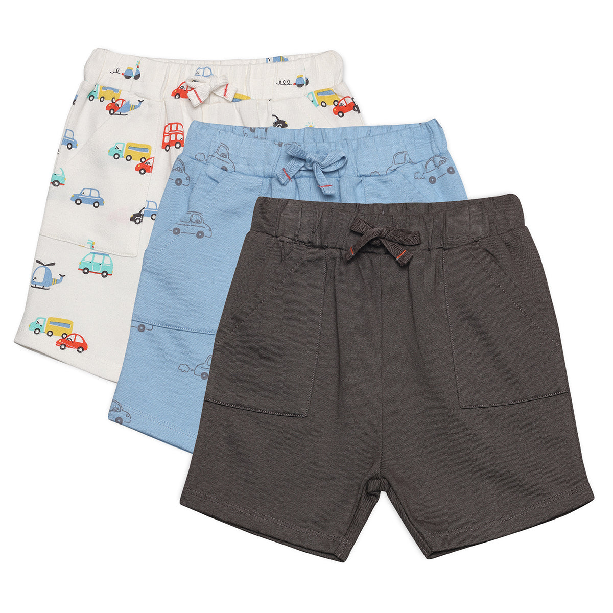 Mini Cuddles Pack of 3 Knit Shorts