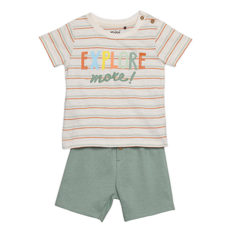 Mini Cuddles T-Shirt And Shorts Set