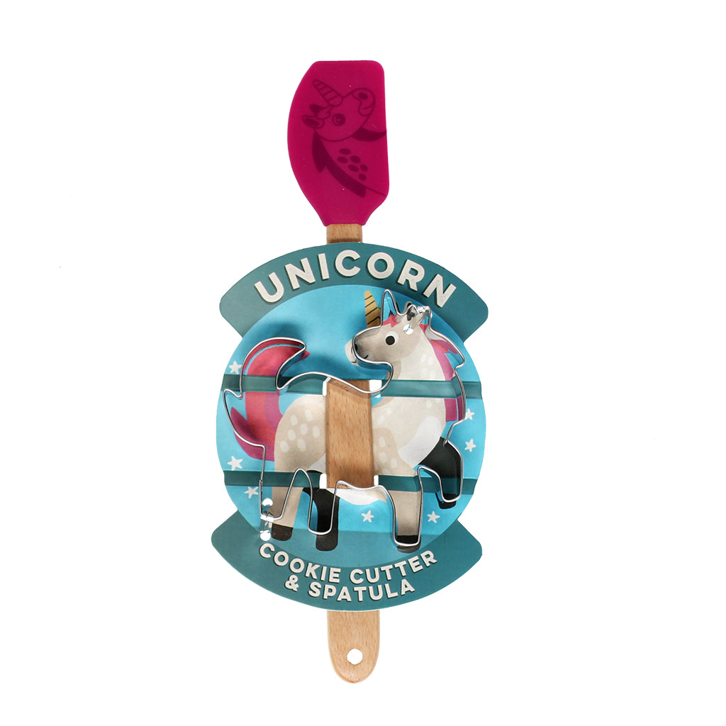 Rex London Cookie Cutter & Mini Spatula - Unicorn - 31013