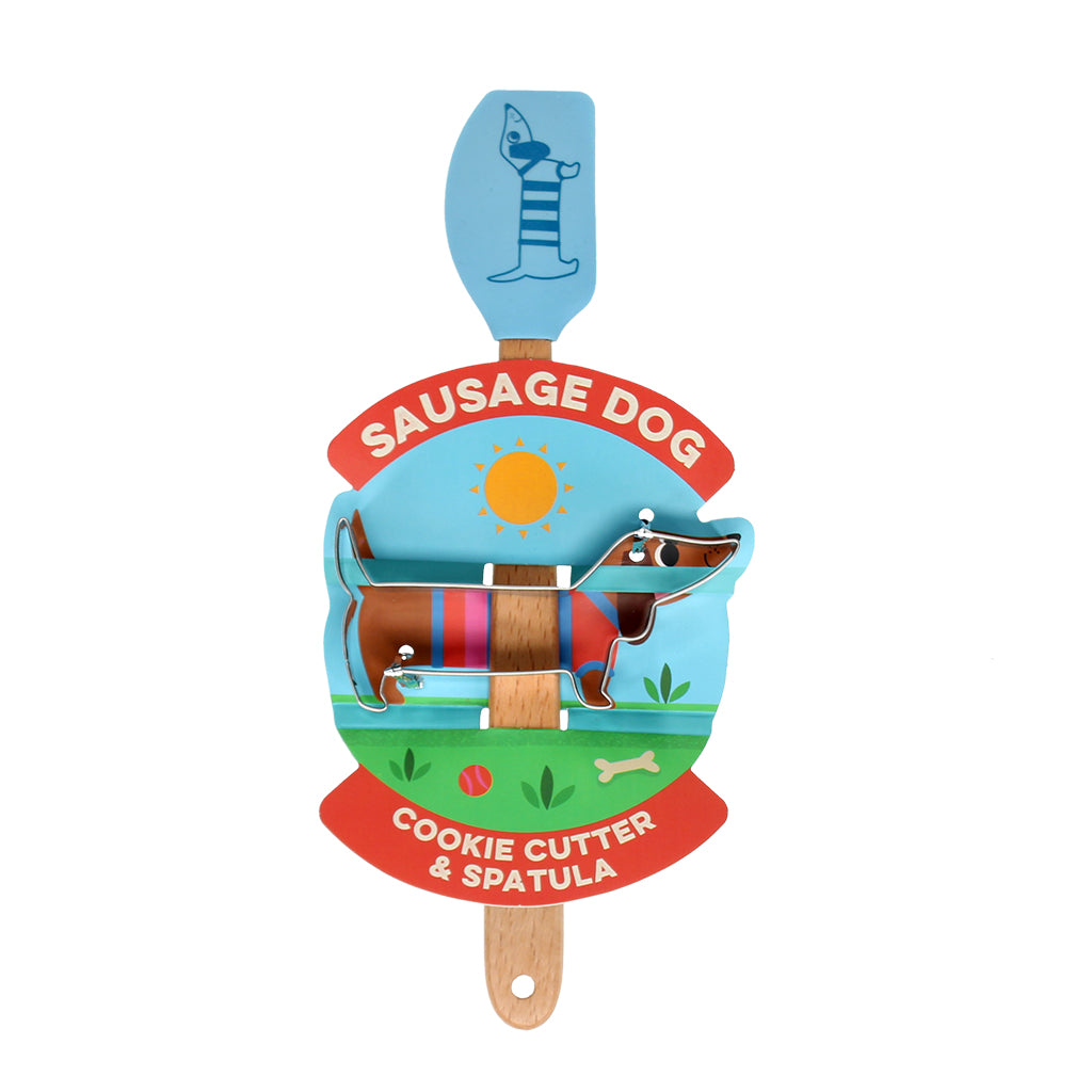 Rex London Cookie Cutter & Mini Spatula - Sausage Dog - 31014