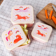 Rex London Snack boxes (set of 3) - Unicorn-31196