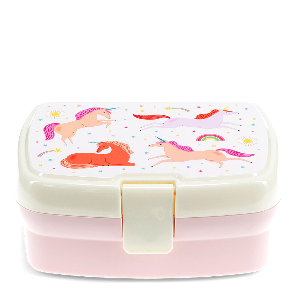 Rex London Lunch box with tray - Unicorn-31197