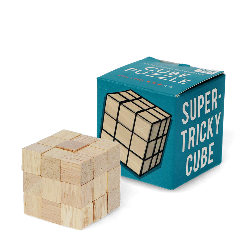 Rex London Wooden Cube Puzzle - 31283
