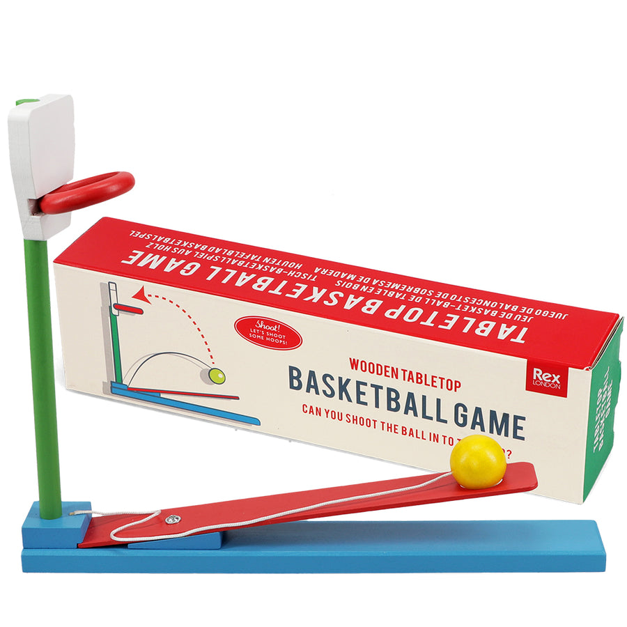 Rex London Wooden Tabletop Basketball Game - 31336