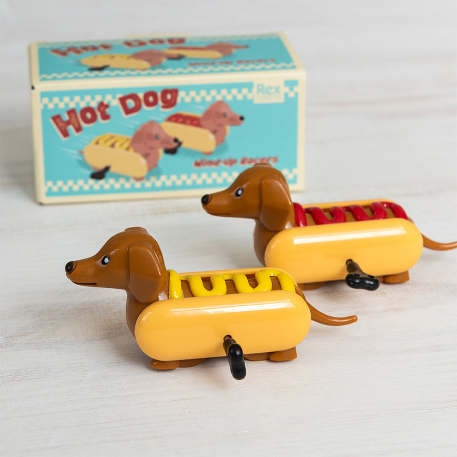 Rex London Wind-Up Racers (Set Of 2) - Hot Dog - 31373