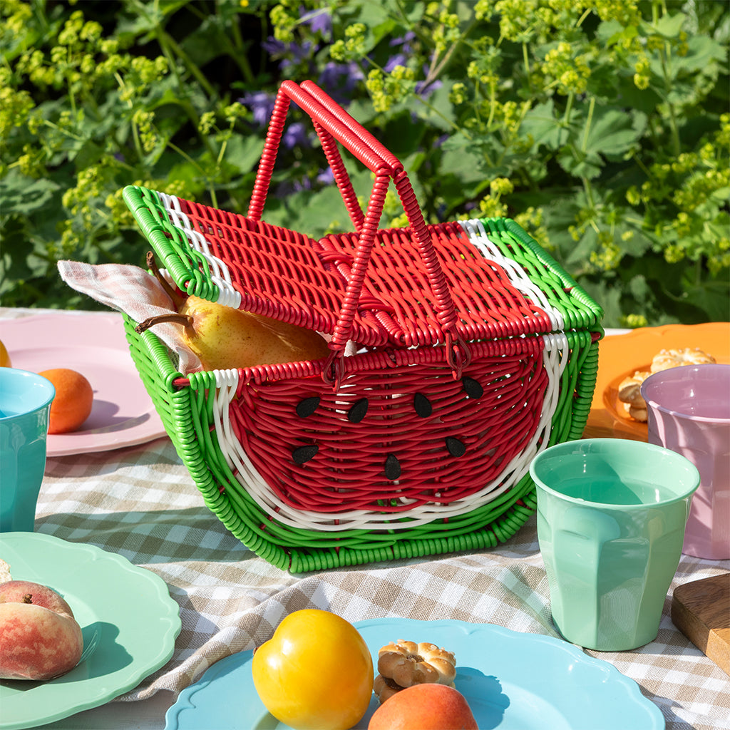 Rex London Little Fruit Picnic Basket - Watermelon -31378