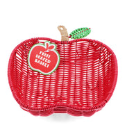Rex London Summer Fruit Wooden Basket - Apple -31380