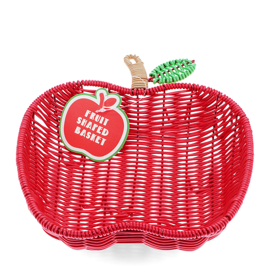 Rex London Summer Fruit Wooden Basket - Apple -31380