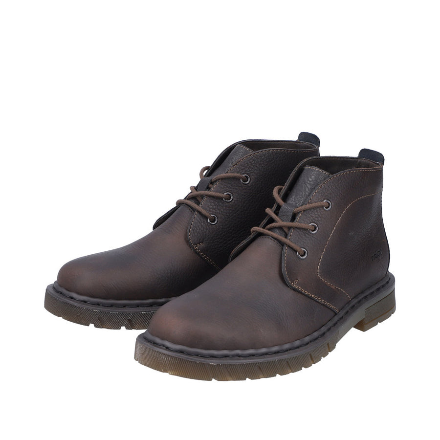 Rieker 31640-25 Mens Warm Lined Brown Boots
