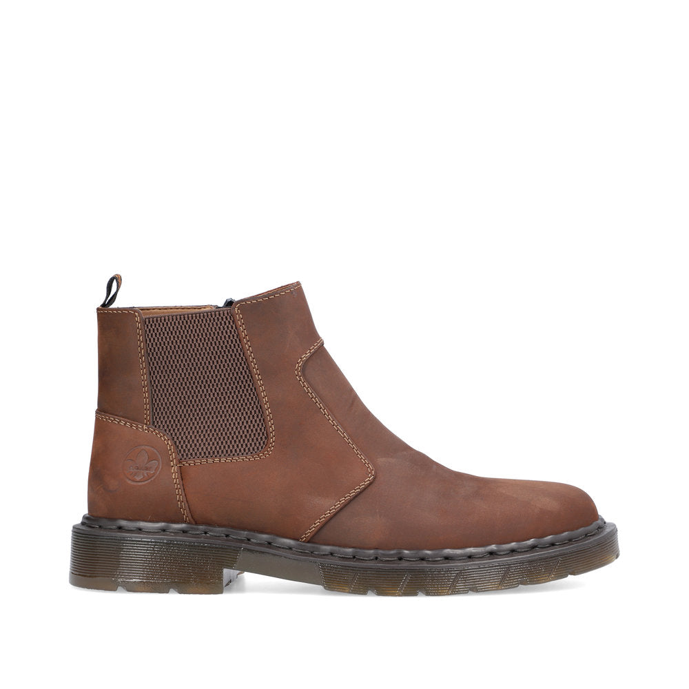 Rieker 31650-23 Mens Warm Lined Brown Boots
