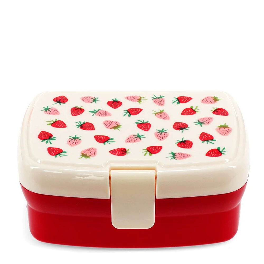 Rex London Lunch Box With Tray - Little Strawberry - 31953