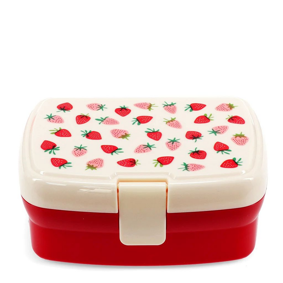 Rex London Lunch Box With Tray - Little Strawberry - 31953