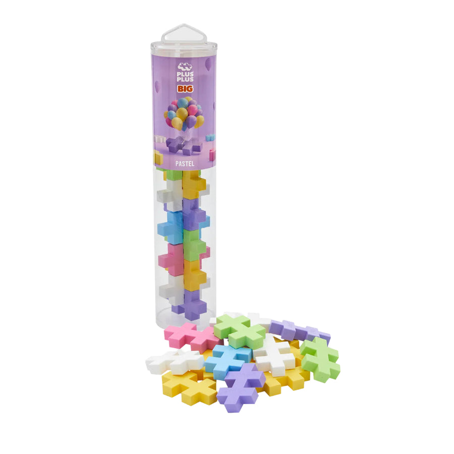 Plus-Plus BIG 15 pieces Tube - Pastel 3225