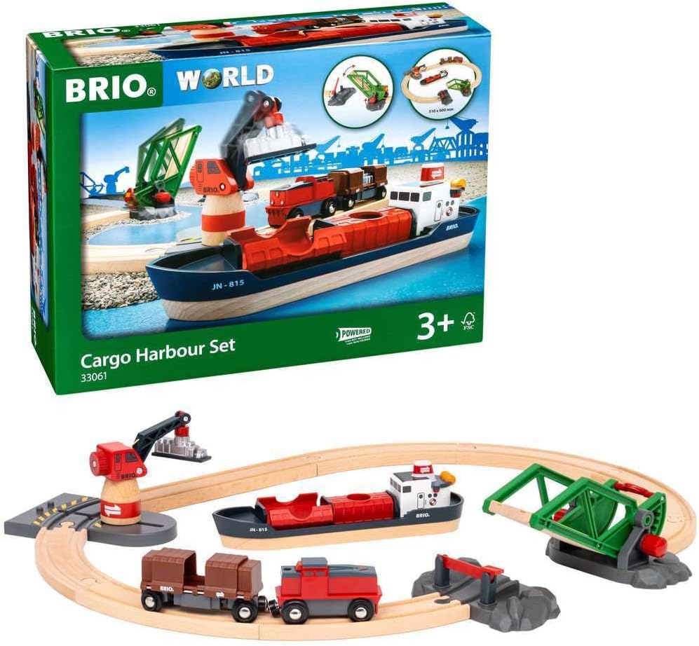 BRIO Cargo Harbour Set 33061