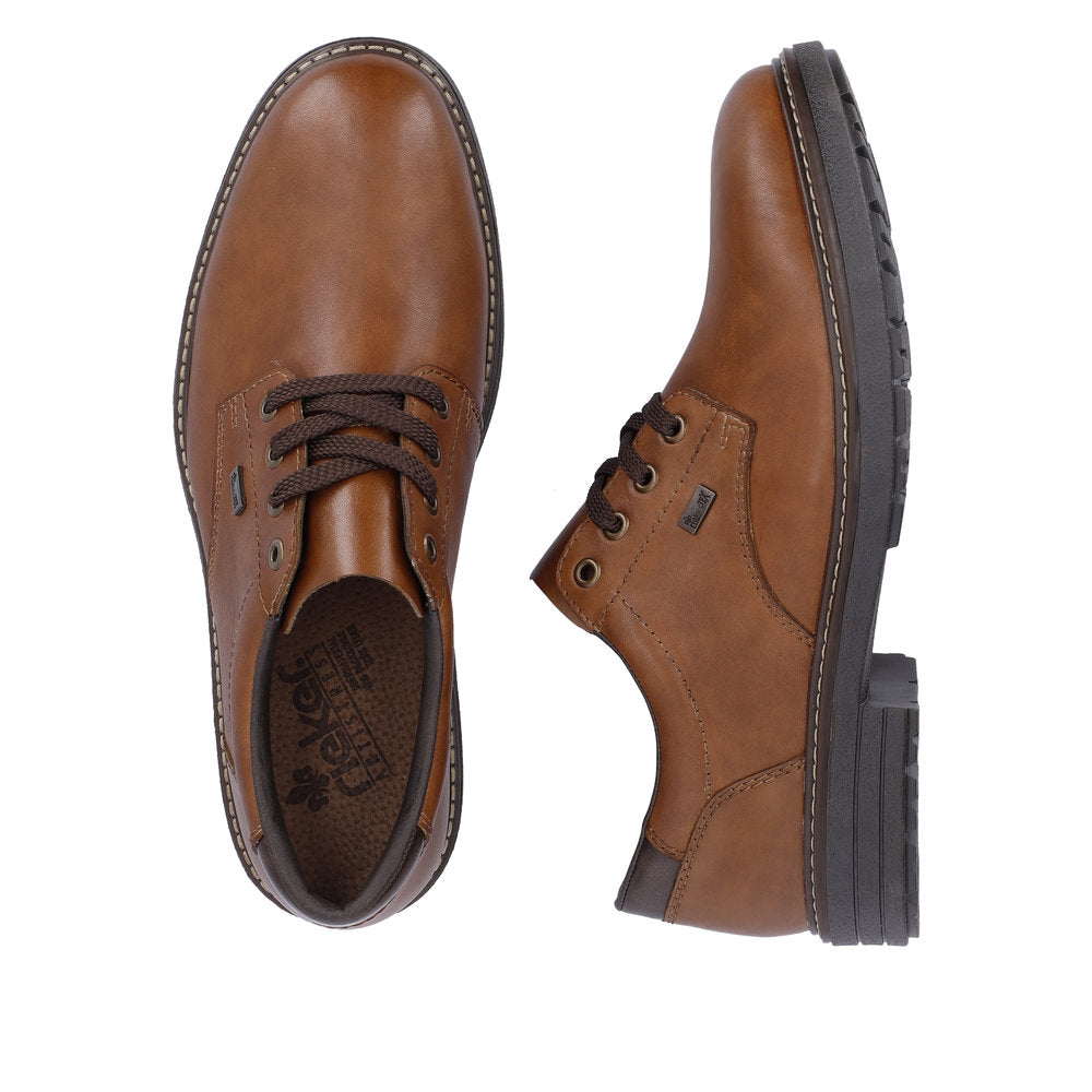 Rieker 33101-24 Mens Tan Water Resistant Shoes