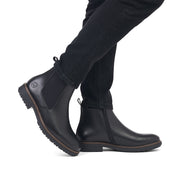 Rieker 33180-00 Mens Black Boots