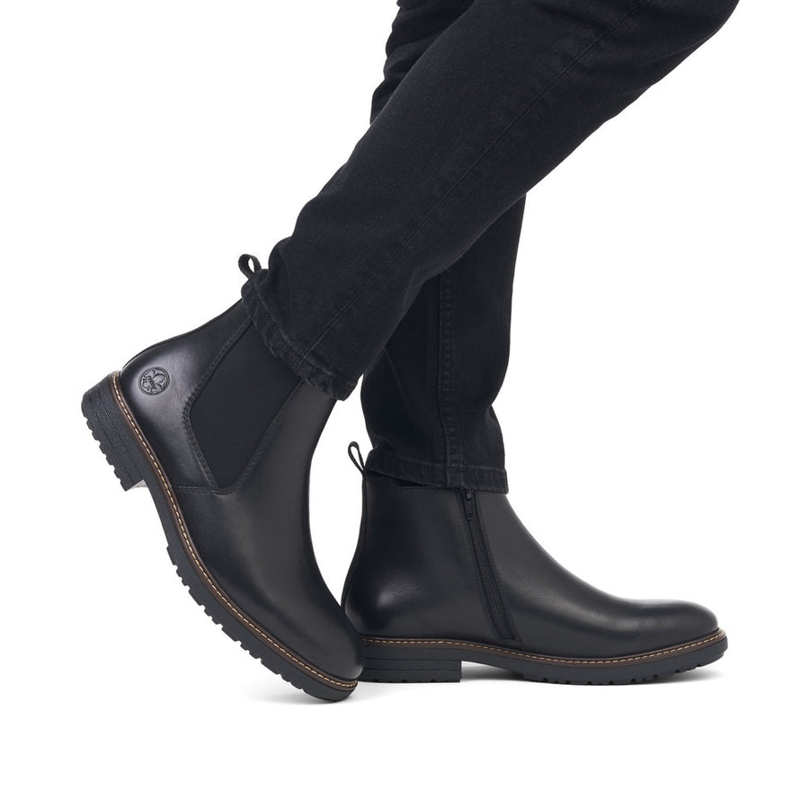 Rieker 33180-00 Mens Black Boots