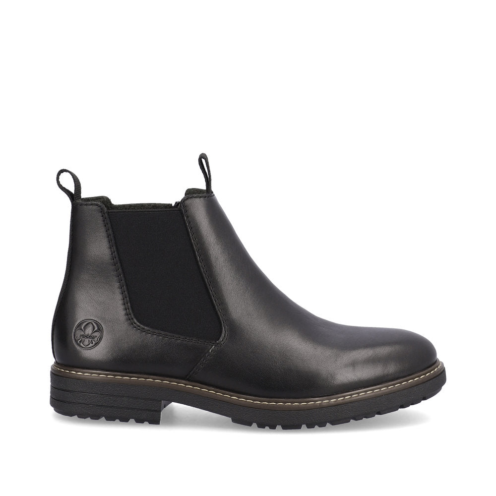 Rieker 33180-00 Mens Black Boots