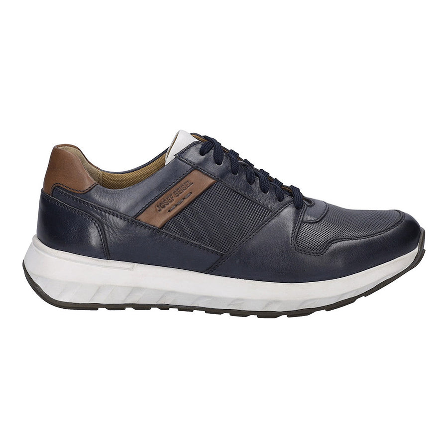 Josef Seibel Cameron 10 Navy Textile Sneaker