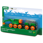 BRIO Clever Crane Wagon 33698