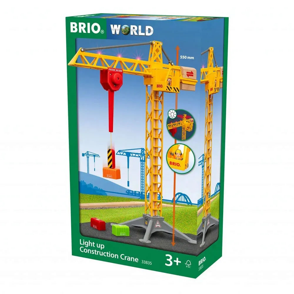 BRIO Construction Crane with Lights 33835