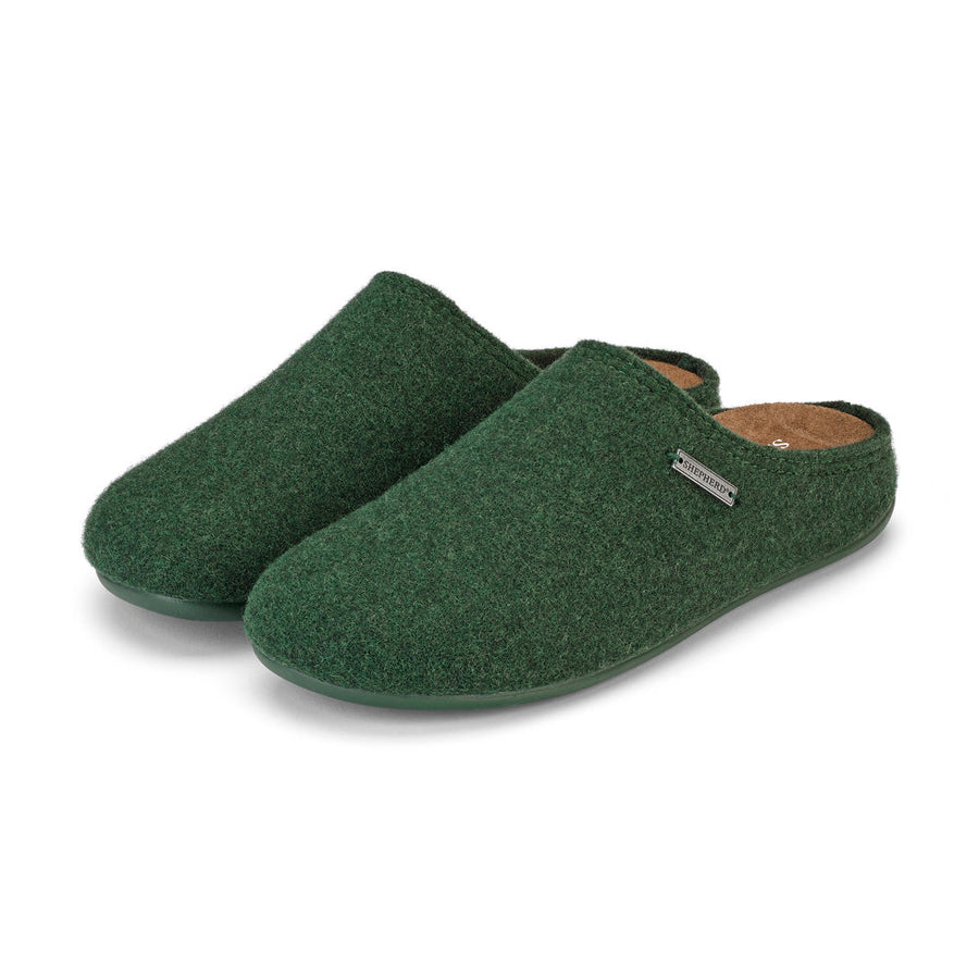 Shepherd Cilla Slippers Forest Green