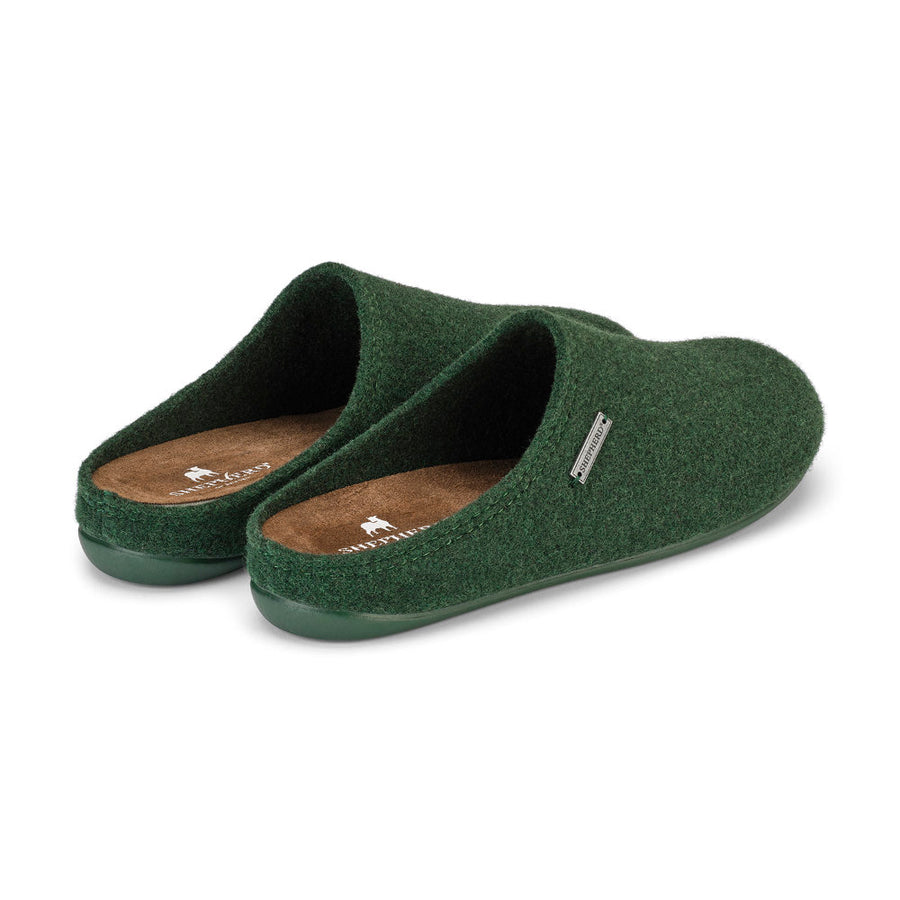 Shepherd Cilla Slippers Forest Green