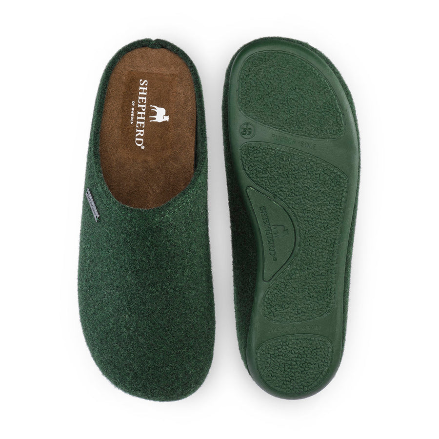 Shepherd Cilla Slippers Forest Green