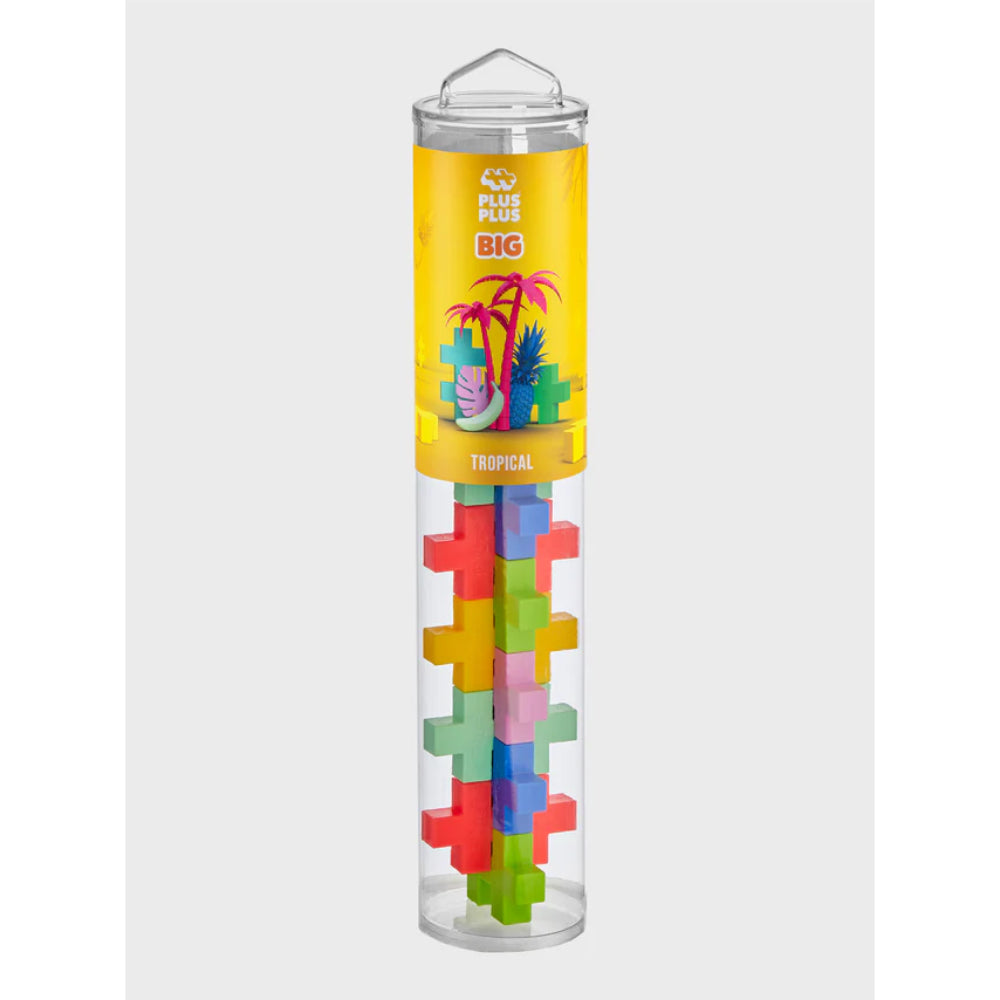 Plus-Plus BIG 15 pieces Tube - Tropical 3431