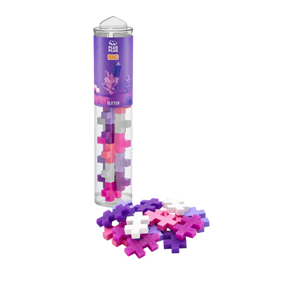 Plus-Plus BIG 15 pieces Tube - Glitter 3432