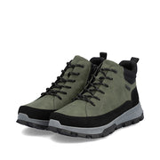 Rieker 35508-54 Mens Water Resistant Green Boots