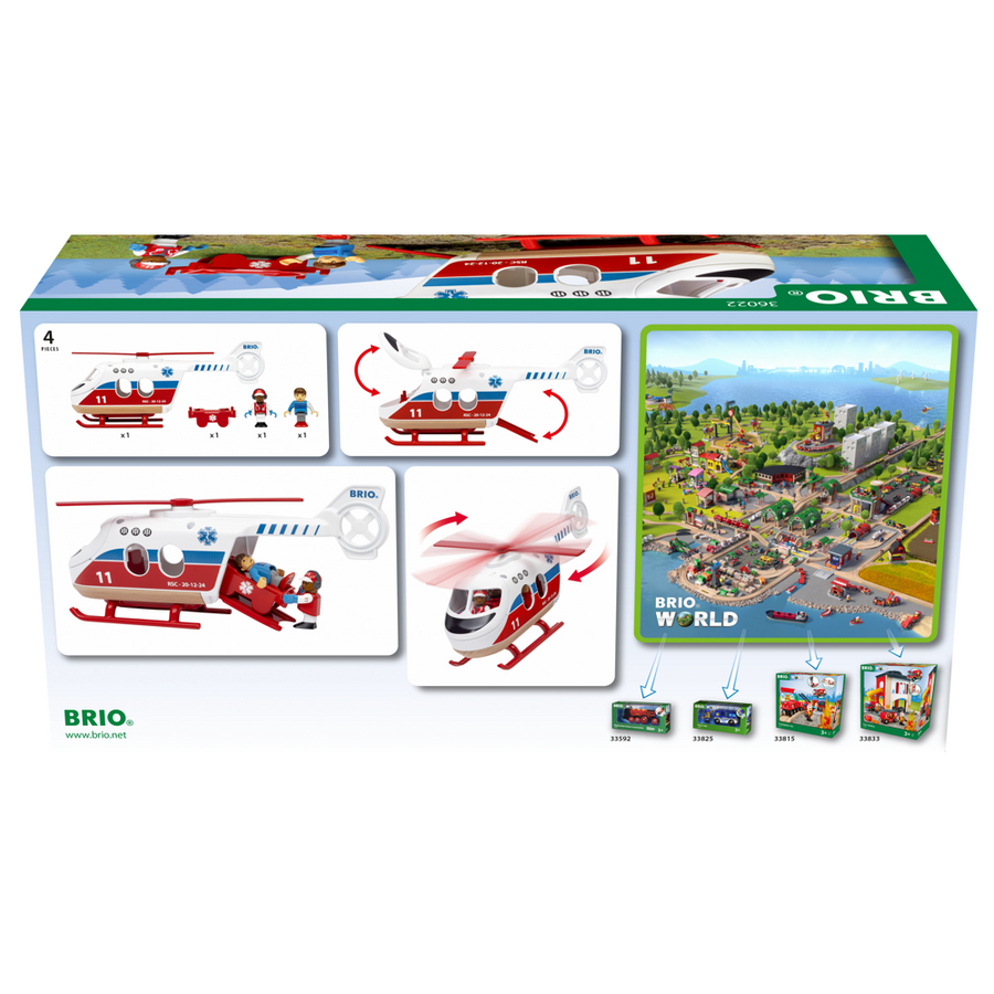 BRIO Rescue Helicopter 36022
