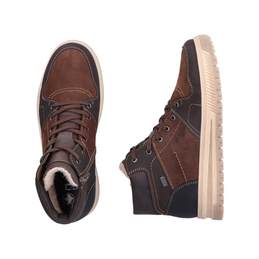 Rieker 38540-25 Ralf Brown Water Resistant Boots