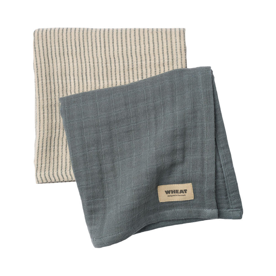 Wheat 2 pk Muslin Kaya - 1460 Stormy Weather