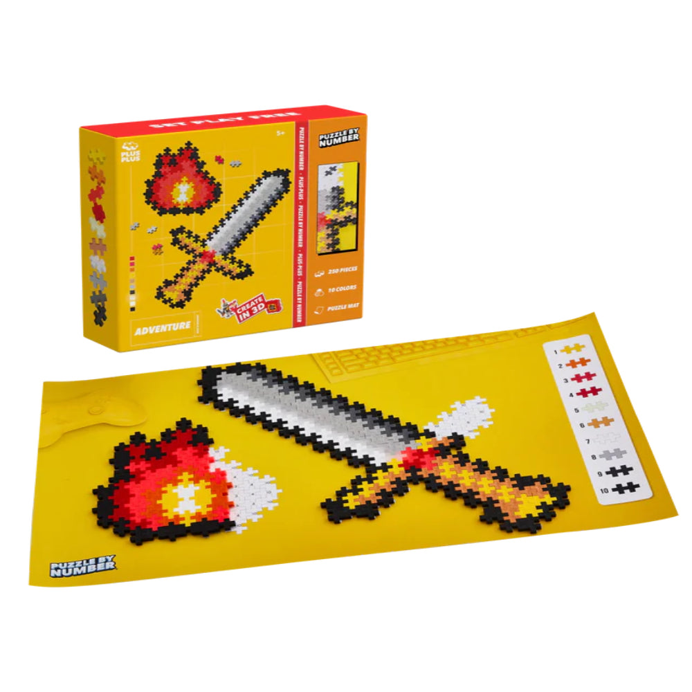 Plus-Plus Puzzle By Number - 250 Piece Adventure 3910