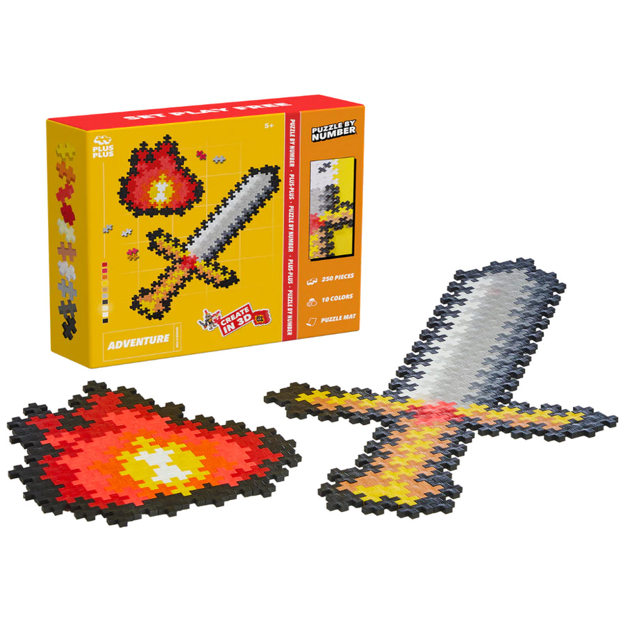 Plus-Plus Puzzle By Number - 250 Piece Adventure 3910