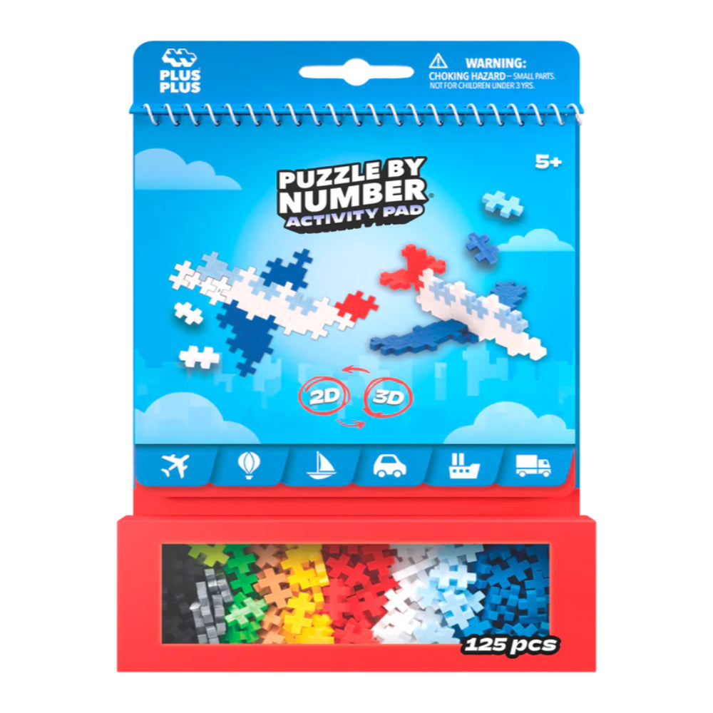 Plus-Plus Activity Pad – Transportation 3990