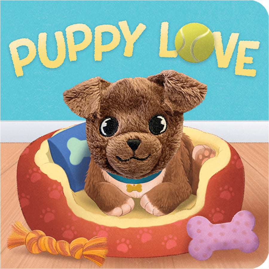 Puppy Love Chunky Finger Puppet Book (403803)