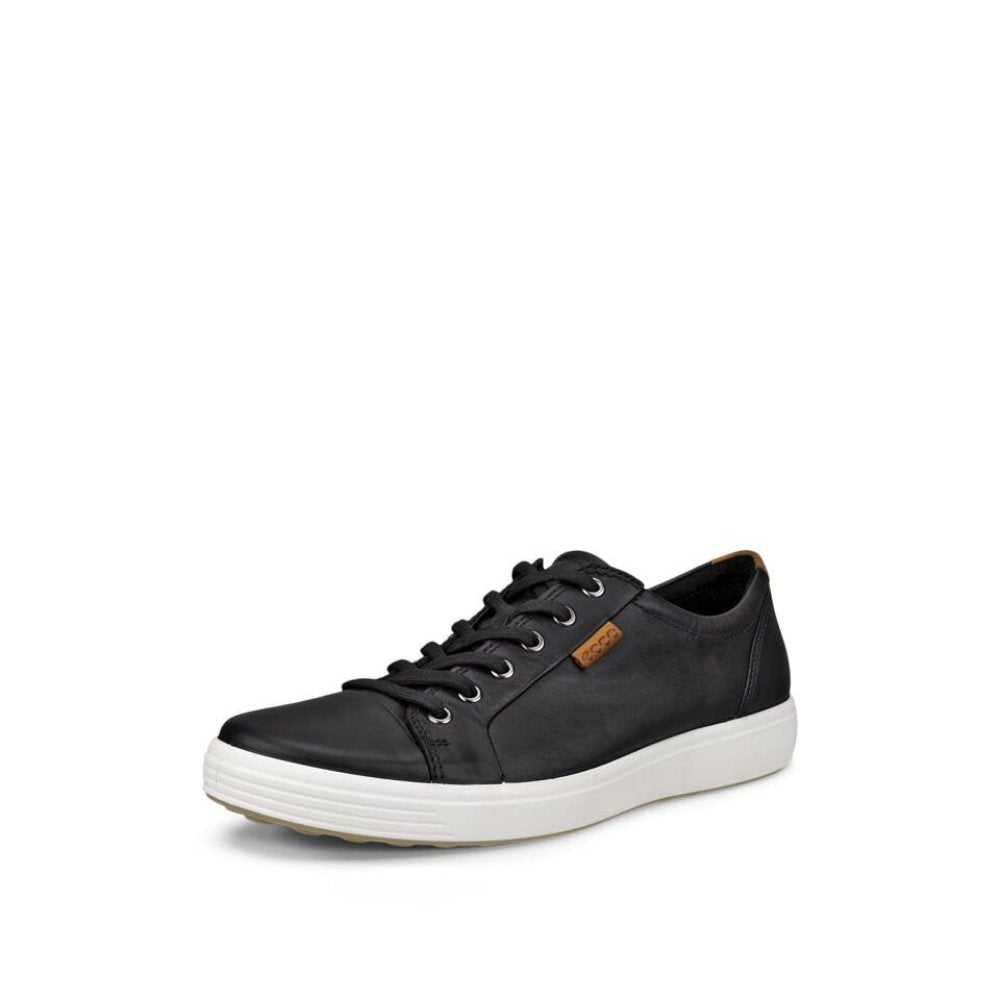 Ecco 430004 01001 Soft 7 M Shoe Lace Up Black Shoes