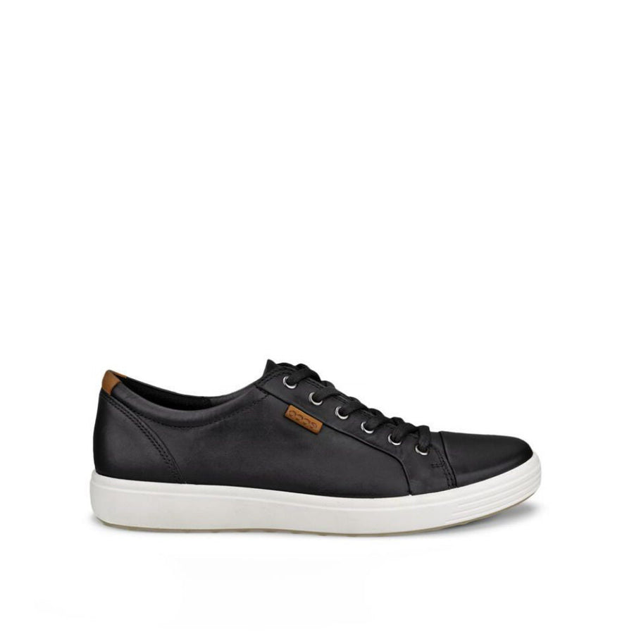 Ecco 430004 01001 Soft 7 M Shoe Lace Up Black Shoes