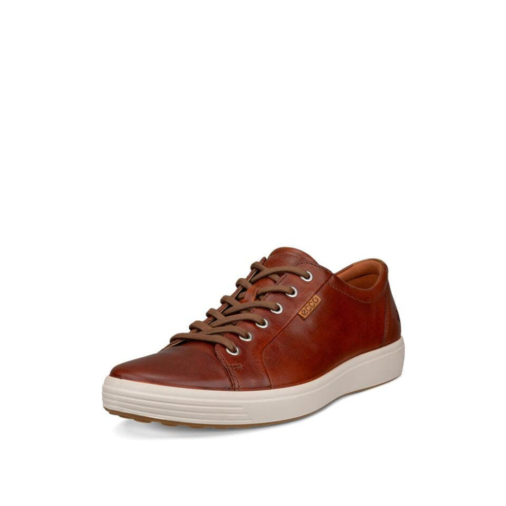Ecco 430004 01053 Soft 7 M Shoe Lace Up Cognac Shoes