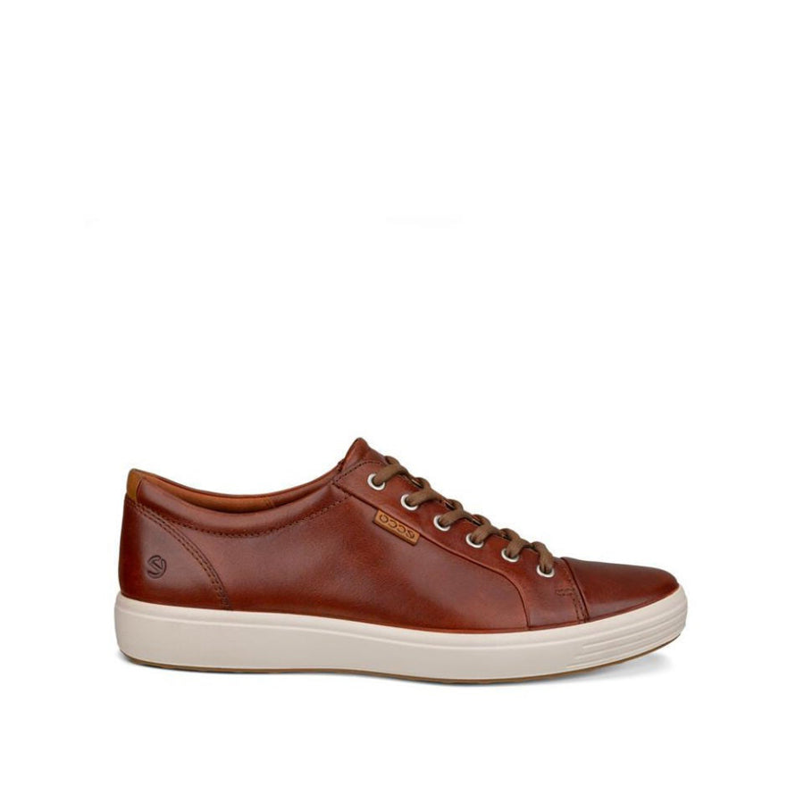 Ecco 430004 01053 Soft 7 M Shoe Lace Up Cognac Shoes