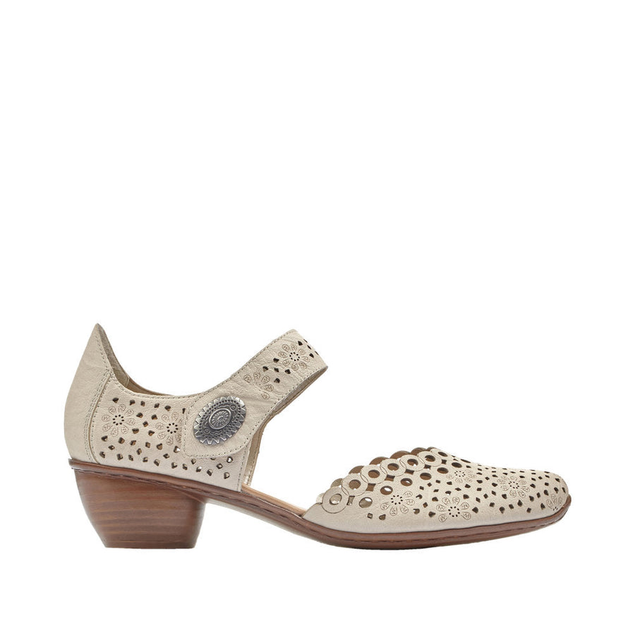 Rieker 43753-60 Beige Shoes