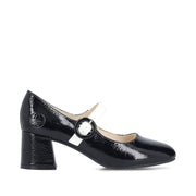 Rieker 44752-00 Womens Black Patent Mary Jane Court Shoes